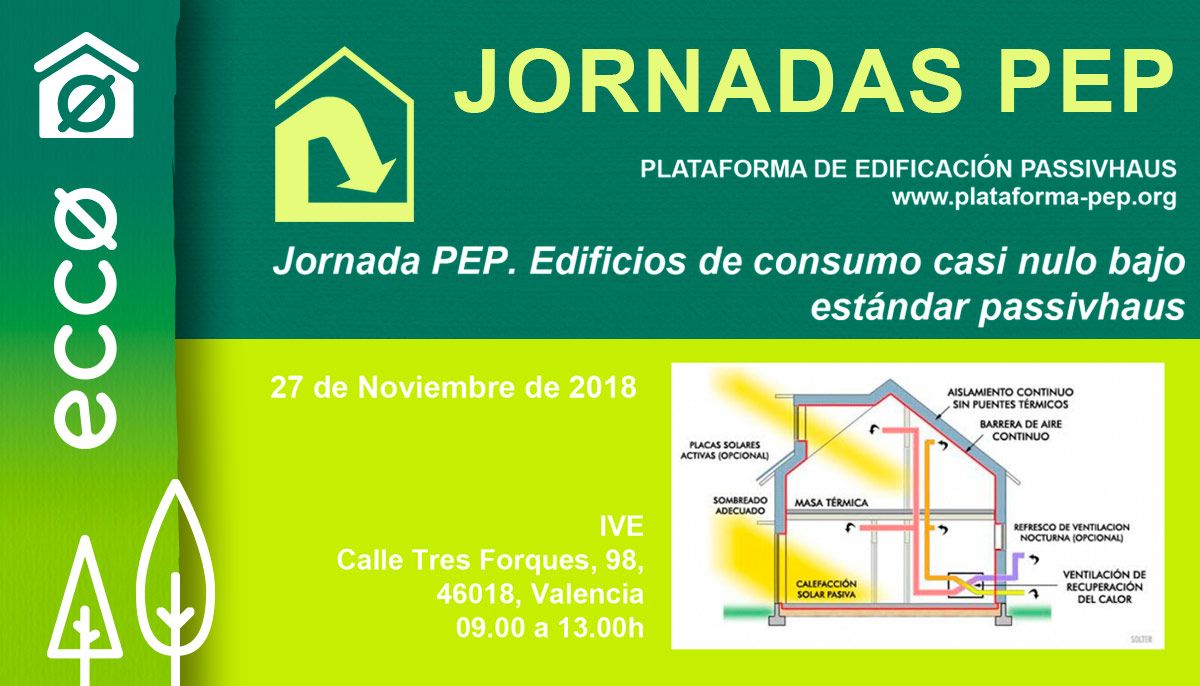 Jornada Divulgativa Passivhaus de la plataforma PEP. IVE Valencia